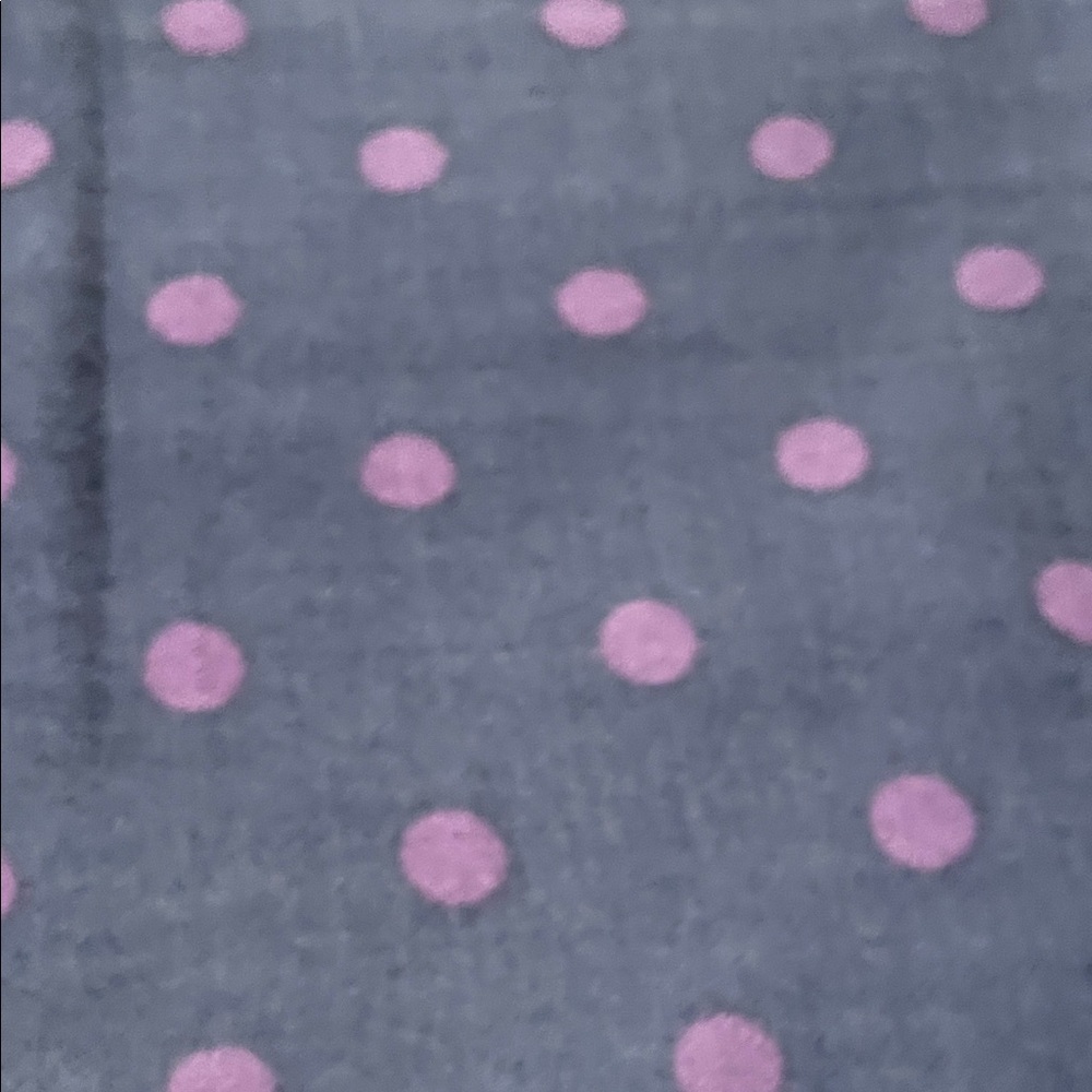 100% Wool Polka Dot Women's Scarf - Dark Blue and Purple - 28”x75” - Picture 6 of 10